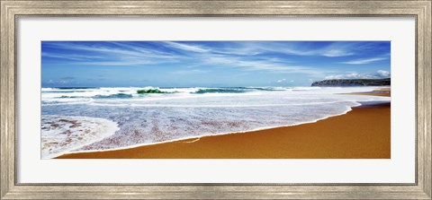 Framed Praia Azul, Portugal Print