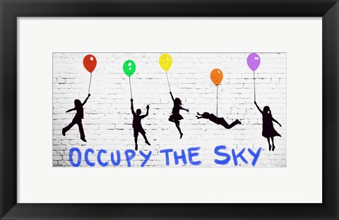 Framed Occupy the Sky Print