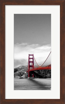 Framed Golden Gate Bridge I, San Francisco Print