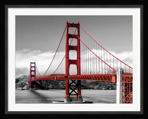 Framed Golden Gate Bridge, San Francisco Print