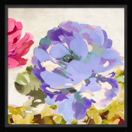 Framed Colorful Jewels II Print