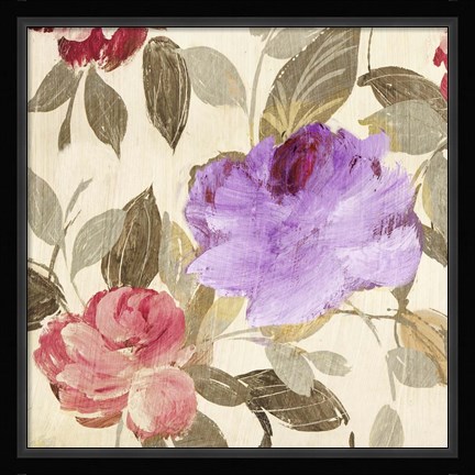 Framed Velvet Lovers II Print