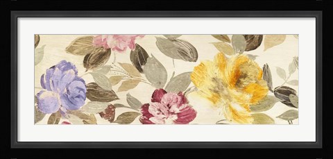 Framed Velvet Flowers Parade Print