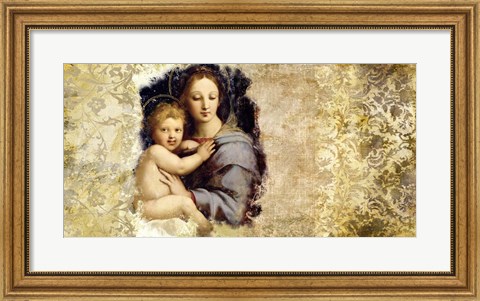 Framed Madonna del Candelabro (after Raffaello) Print