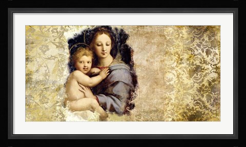 Framed Madonna del Candelabro (after Raffaello) Print