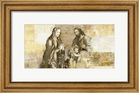 Framed Nativity (after G. Antonio Bazzi) Print