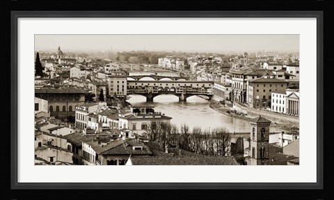 Framed Ponte Vecchio, Florence Print