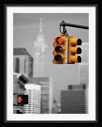 Framed Crossroads, New York Print