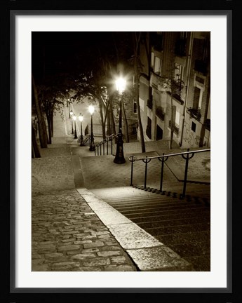 Framed Montmartre, Paris Print