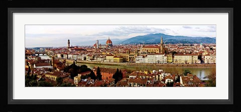Framed Panoramic View of Florence Print