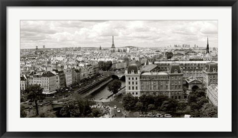 Framed Paris Panorama Print