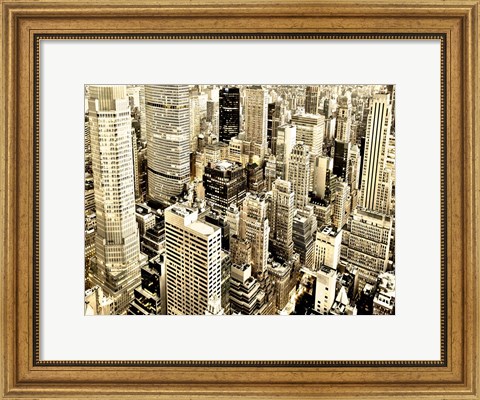 Framed Skycrapers in Manhattan, NYC Print