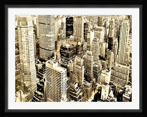 Framed Skycrapers in Manhattan, NYC Print