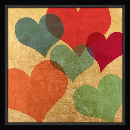 Framed Muchos Besos Print