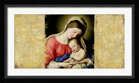 Framed Holy Virgin (After Sassoferrato) Print