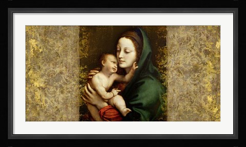 Framed Holy Virgin (Italian school) Print