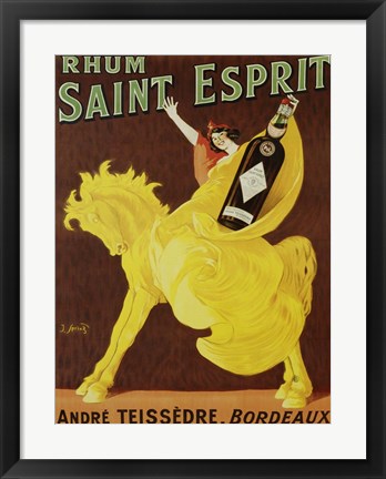 Framed Rhum Saint Esprit, 1919 Print