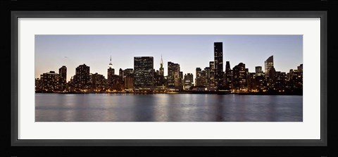 Framed Midtown Manhattan Skyline, NYC 2 Print
