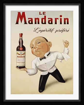 Framed Le Mandarin L'Aperitif Prefere, 1932 Print