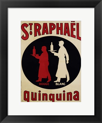 Framed St. Raphael Quinquina, 1925 Print