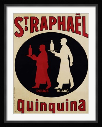 Framed St. Raphael Quinquina, 1925 Print