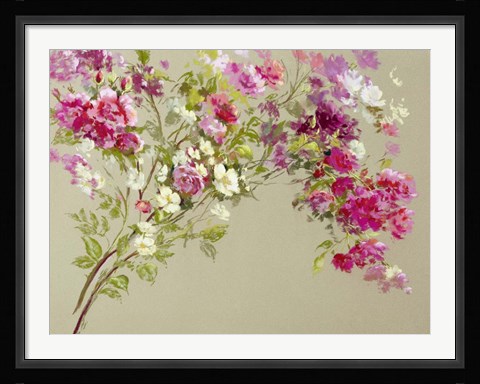 Framed Garden of the Rose I Print