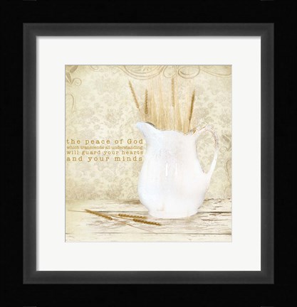Framed Peace of God Print