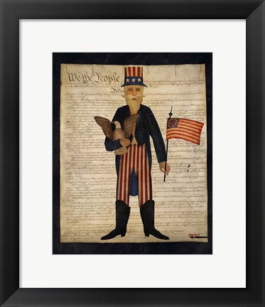 Framed Uncle Sam Print