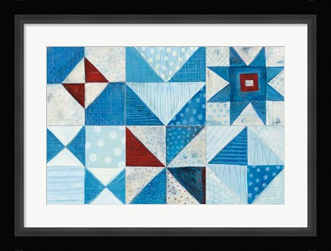 Framed Modern Americana X Print