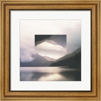 Framed Reflected Landscape II Print