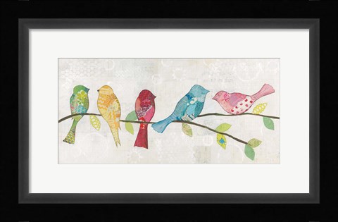 Framed Catching Up I Print