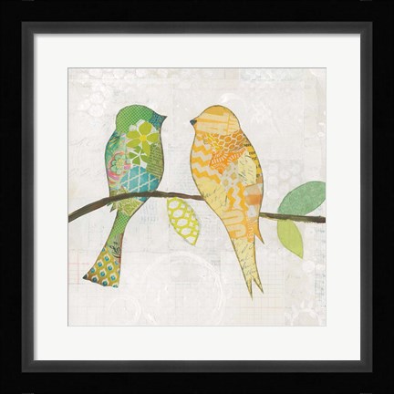 Framed Catching Up IV Print