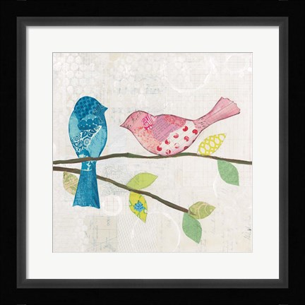 Framed Catching Up V Print