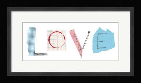 Framed Love Print