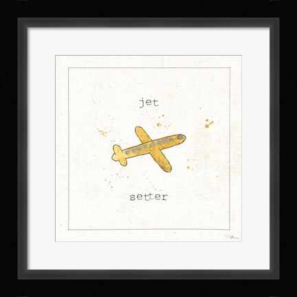 Framed Opposites Cuties II Print