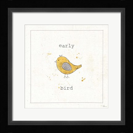 Framed Opposites Cuties IV Print