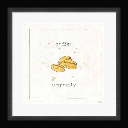 Framed Opposites Cuties V Print