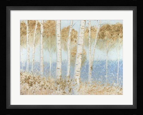 Framed Summer Birches Print