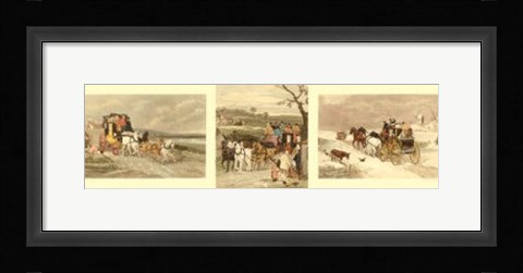 Framed Coaching ( 3 Up) Print