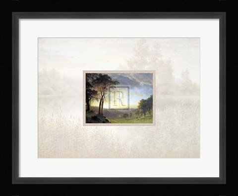 Framed Sacramento River Valley Print