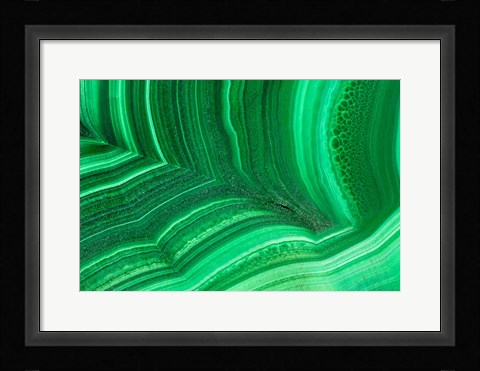 Framed Malachite 1 Print