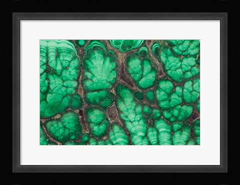 Framed Malachite 3 Print