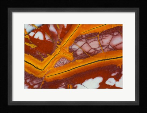Framed Noreena Jasper Rock Slab Print
