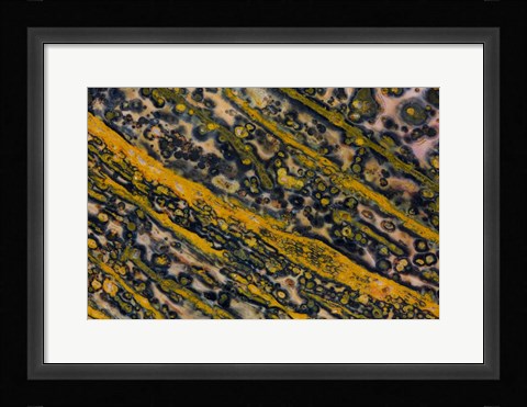 Framed Ocean Jasper from Madagascar 1 Print