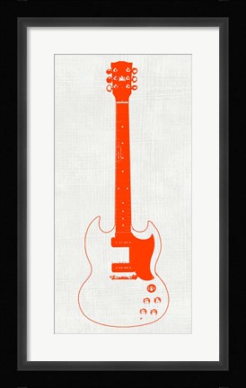Framed Guitar Collectior III Print