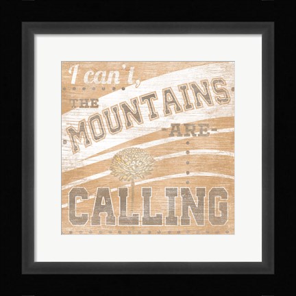 Framed Lodge Life IV Print