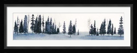 Framed Sapphire Grove I Print