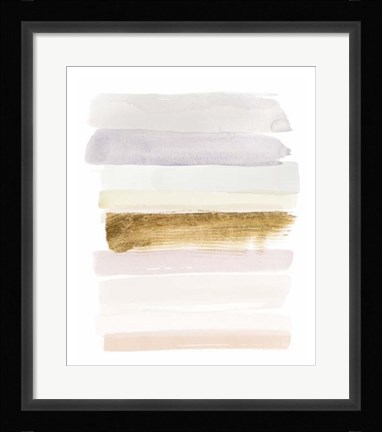 Framed Pastel Sweep I Print