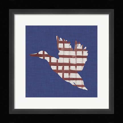 Framed Lakeside Silhouette III Print