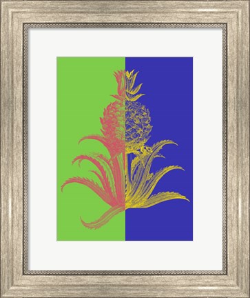 Framed Pineapple Mix I Print